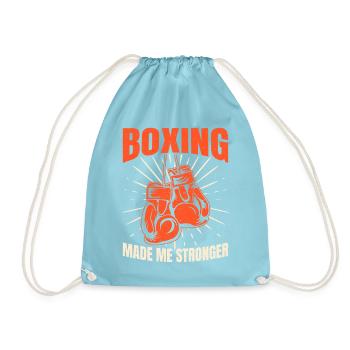 Boxing Made Me Stronger Gloves Boxing Gloves - Turnbeutel - Aqua - Vorne