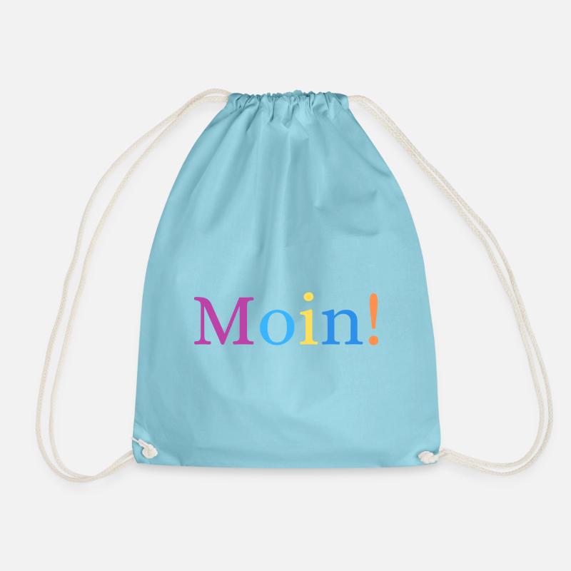 Moin! - Turnbeutel - Aqua