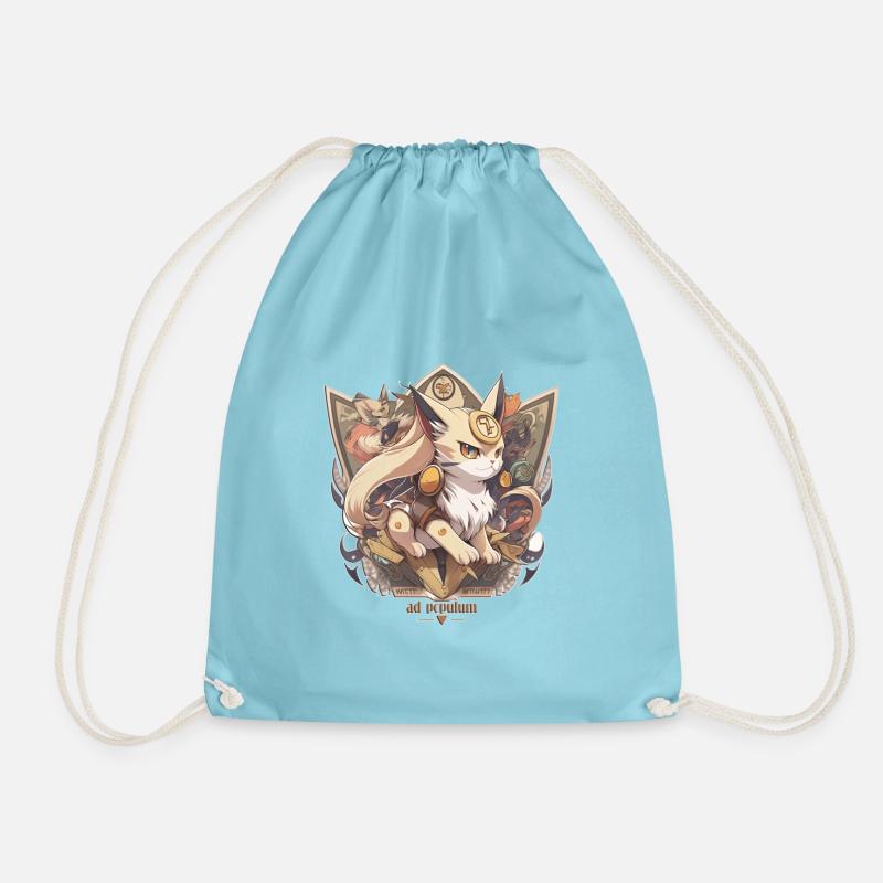 cat#ad_populum - Turnbeutel - Aqua