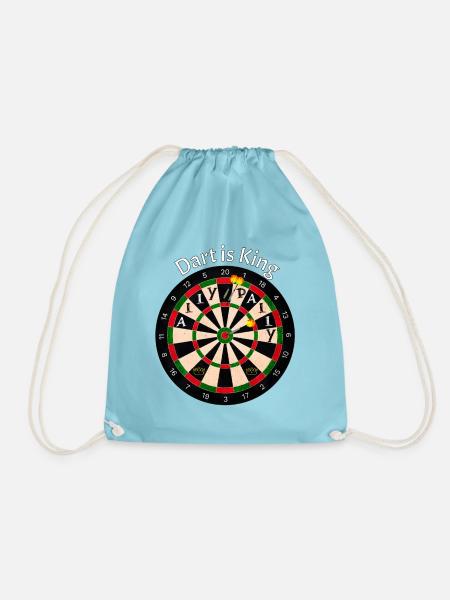 Dart is King - Turnbeutel - Aqua