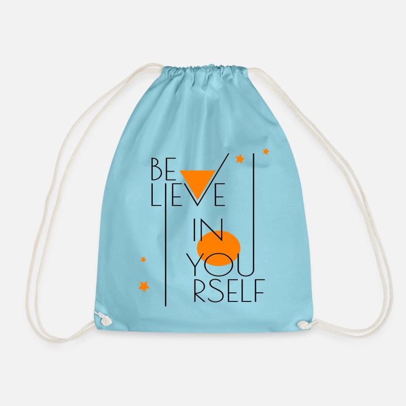 believe in yourself - Turnbeutel - Aqua