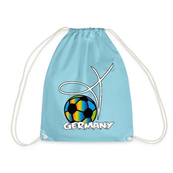 Football, Allemagne, Sport - Sac de sport léger - aqua - Devant