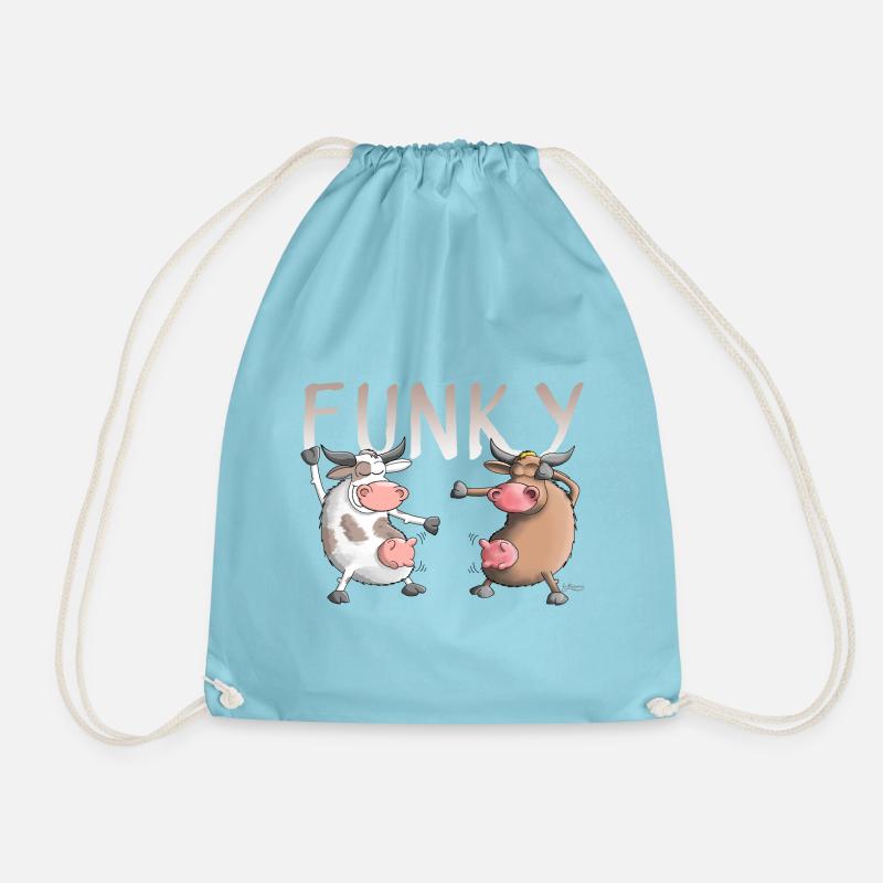 Funky, Crazy, Fun - Turnbeutel - Aqua