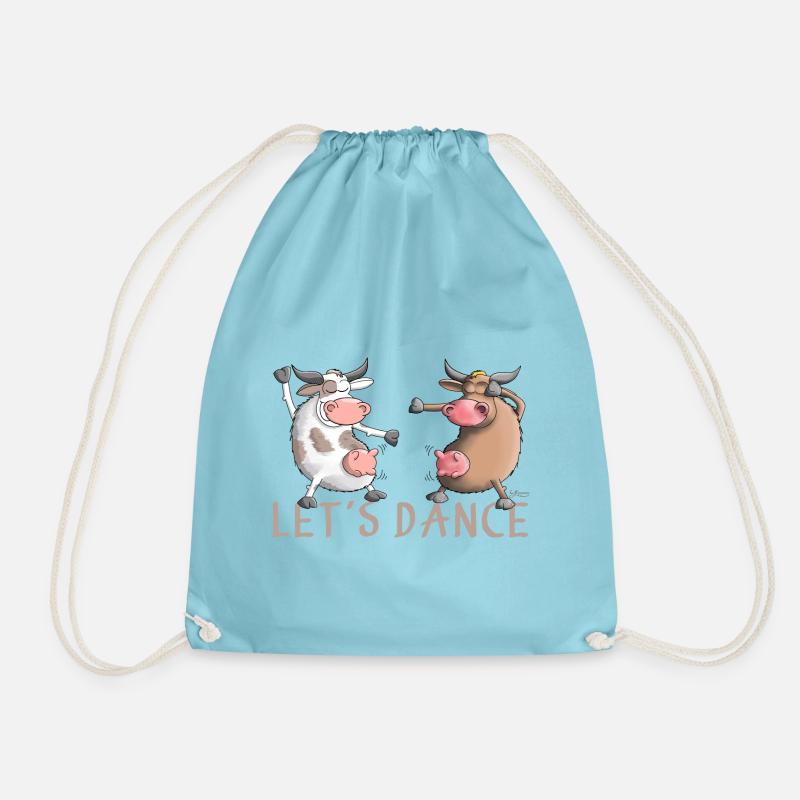 Let's Dance - Lass uns tanzen - Turnbeutel - Aqua