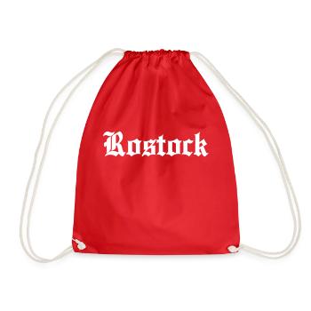 Rostock - Drawstring Bag - red - Front
