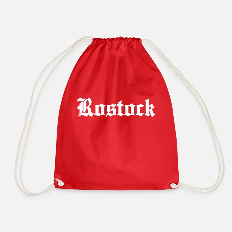 Rostock - Drawstring Bag - red