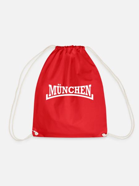 Munich Style - Drawstring Bag - red