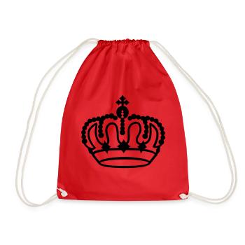 Même une couronne - Sac de sport léger - rouge - Devant