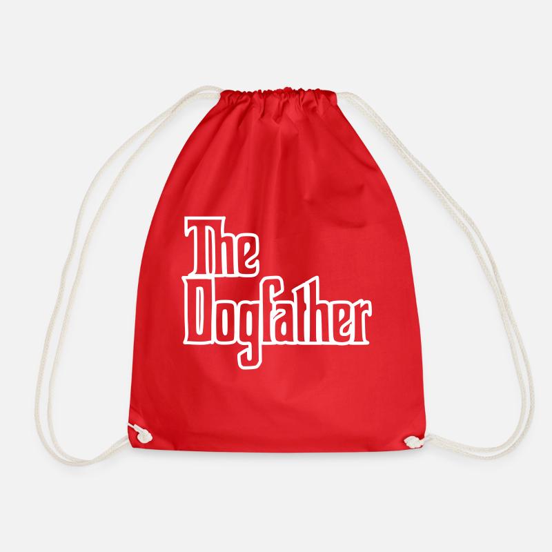 The Dogfather - Hunde Daddy, Stolzer Hundebesitzer - Turnbeutel - Rot
