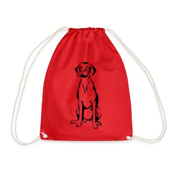Magyar Vizsla - Drawstring Bag - red - Front