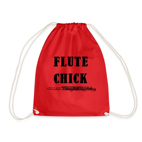 Flute Chick - Drawstring Bag