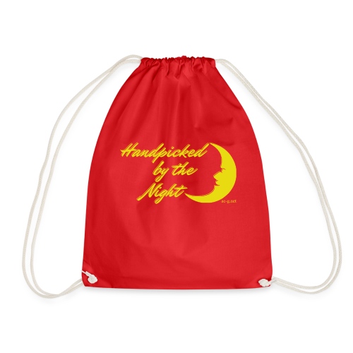 Handpicked design By The Night - Logo Yellow - Drawstring Bag