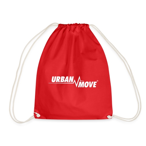 Urban Move Logo weiss - Turnbeutel