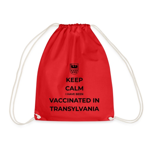 KEEP CALM - vaccinated in Transylvania - Turnbeutel