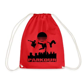 Parkour - Turnbeutel - Rot - Vorne