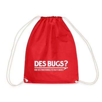DES BUGS ? non des fonctionnalités inattendues - Sac de sport léger - rouge - Devant