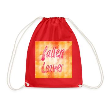 Flaming Fallen Leaves - Turnbeutel - Rot - Vorne