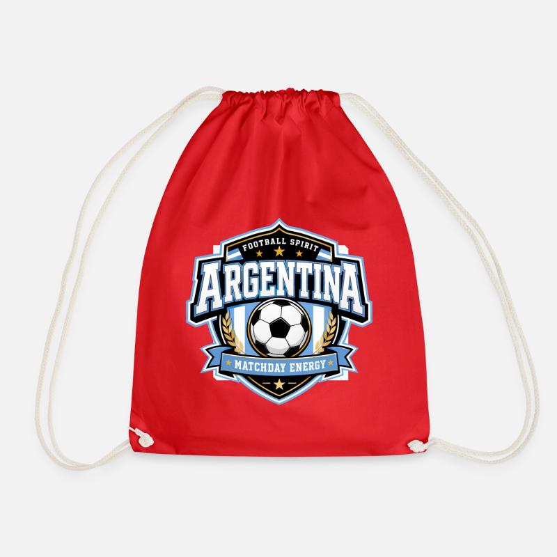 Argentinien Matchday Energie - Turnbeutel - Rot