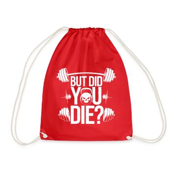 Pour les mordus de fitness qui ont le sens de l’amusement - Sac de sport léger - rouge - Devant