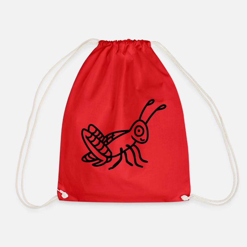 Grasshopper - ligne - Sac de sport léger - rouge