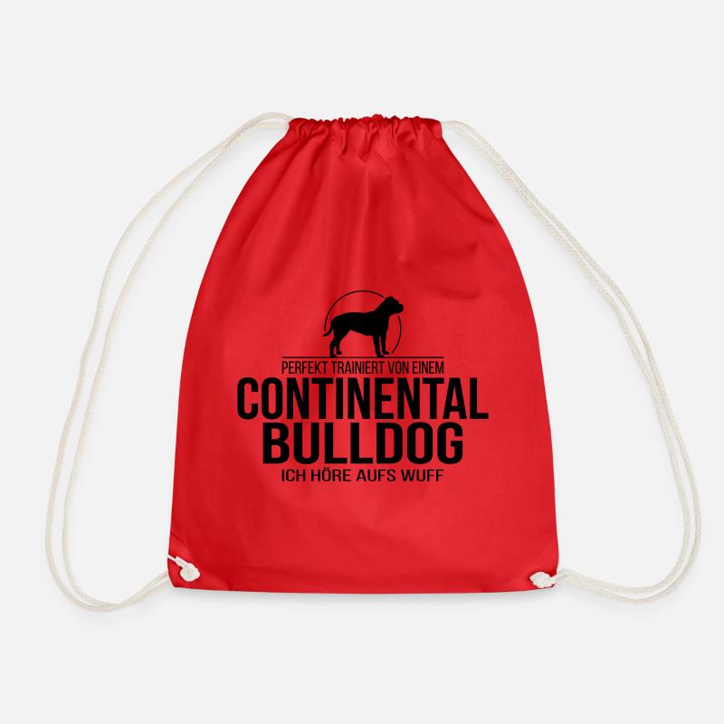 CONTINENTAL BULLDOG wuff - Turnbeutel - Rot