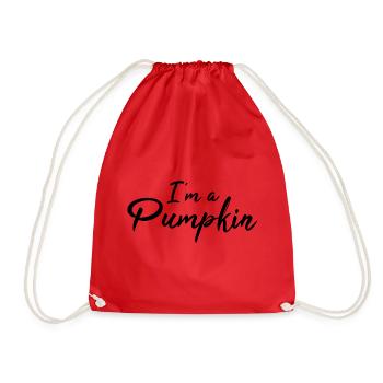 Costume d'Halloween Citrouille - Je suis une citrouille - Sac de sport léger - rouge - Devant