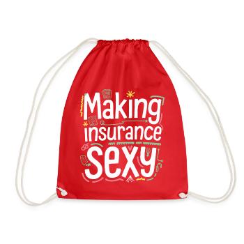 Une nouvelle déclaration pour le monde de l’assurance - Sac de sport léger - rouge - Devant