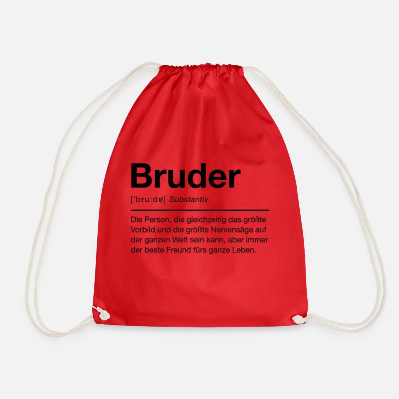 Bruder - Turnbeutel - Rot