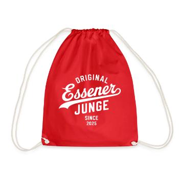 Real Essen Hoodie Food Shirt Mug Romper - Drawstring Bag - red - Front
