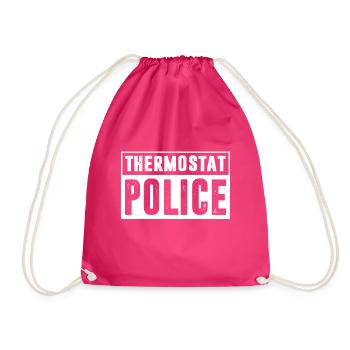 Police du thermostat pour hommes pour une police de la fête des pères - Sac de sport léger - fuchsia - Devant
