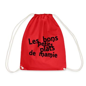 les bons petits plats de mamie - Turnbeutel - Rot - Vorne