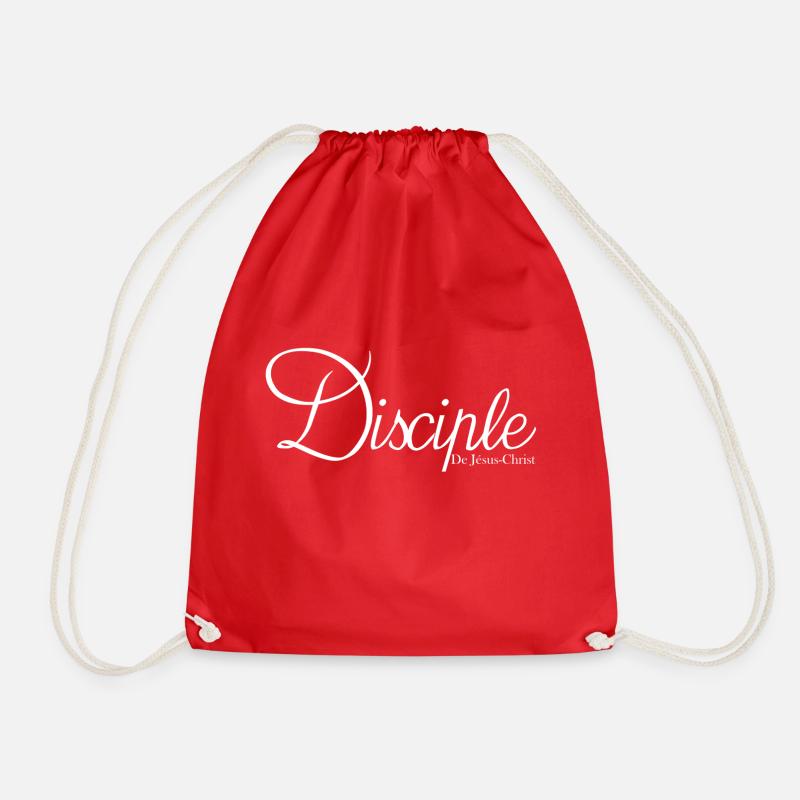 Disciple de Jésus en Blanc - Sac de sport léger - rouge