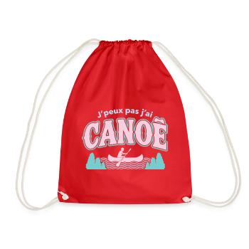 J'peux pas j'ai CANOE - Sac de sport léger - rouge - Devant
