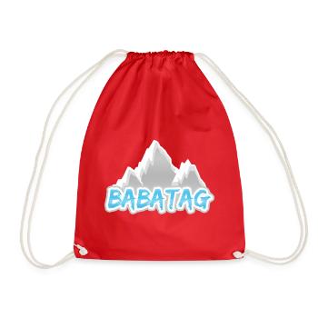Hiking Babatag - Drawstring Bag - red - Front