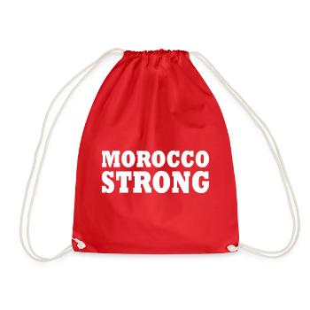 Morocco strong - Drawstring Bag - red - Front