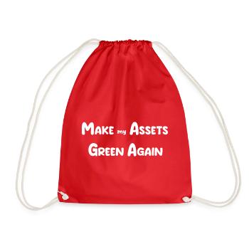 MAGA hats - Drawstring Bag - red - Front