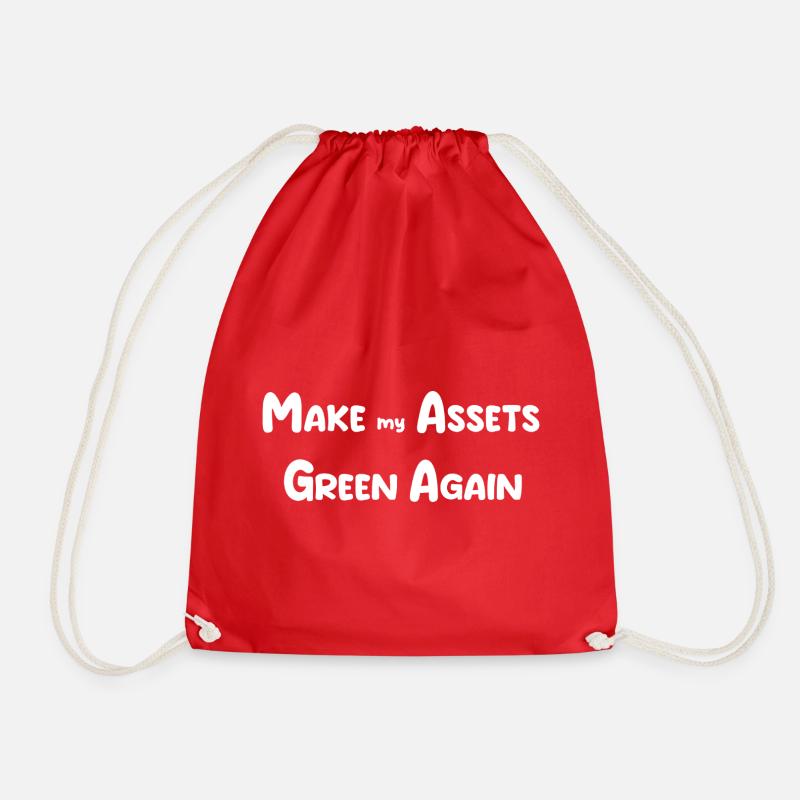 MAGA hats - Drawstring Bag - red