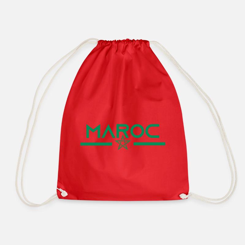 Maroc - Sac de sport léger - rouge