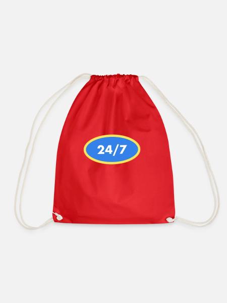 24/7 Oval - Turnbeutel - Rot