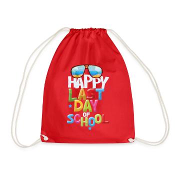 Bonne dernière journée des élèves et des enseignants - Sac de sport léger - rouge - Devant