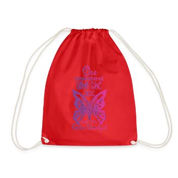 Elle s’est souvenue de qui elle était et le jeu a changé - Sac de sport léger - rouge - Devant