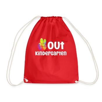 Jardin d’enfants - Sac de sport léger - rouge - Devant
