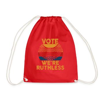 Vote des droits des femmes Nous sommes impitoyables Humains et femmes - Sac de sport léger - rouge - Devant