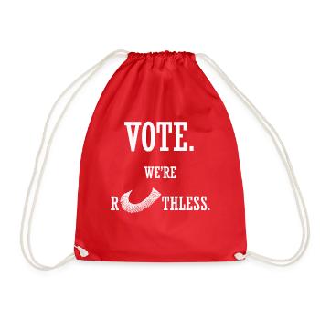 Vote des droits des femmes Nous sommes impitoyables Humains et femmes - Sac de sport léger - rouge - Devant