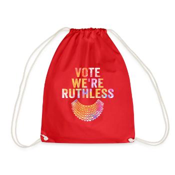 Vote des droits des femmes Nous sommes impitoyables Humains et femmes - Sac de sport léger - rouge - Devant