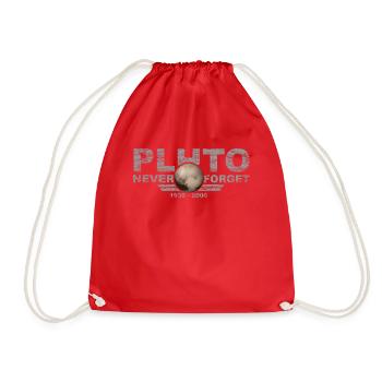 N’oubliez jamais Pluto Design Retro Style Funny Space - Sac de sport léger - rouge - Devant