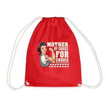 Mère par choix Pour Choix Pro Choice Féministe - Sac de sport léger - rouge - Devant