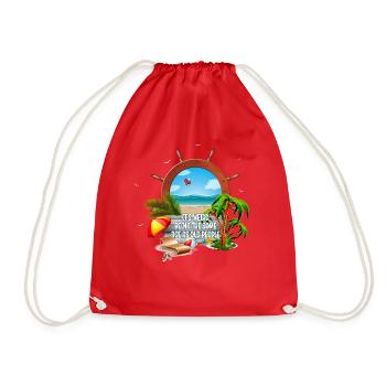 Older People It's Weird Being the Same Age as Old - Drawstring Bag - red - Front