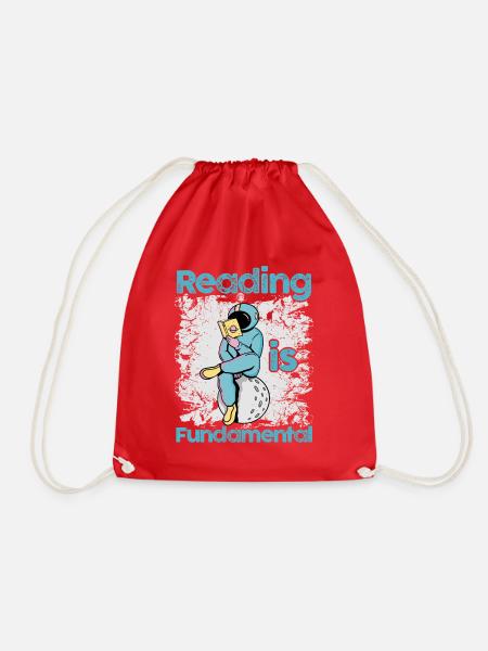 Reading Is Fundamental - Turnbeutel - Rot