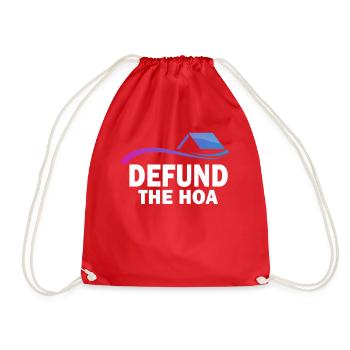 Defund The HOA - Sac de sport léger - rouge - Devant